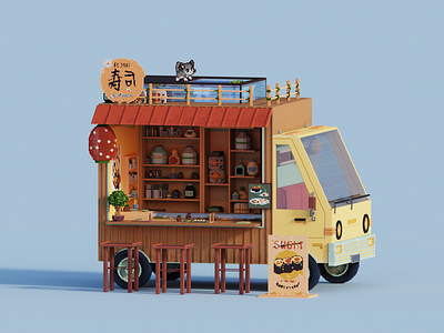 Sushi Rollin Truck