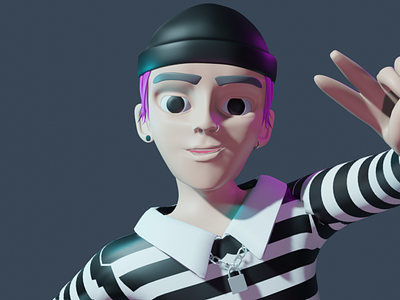 3D Cartoon Character 3d 3d cartoon 3d cartoon icon ahmad dimas animation blender indo branding brokenboys cartoon emo rap emo rap indo graphic design hip hop indo juicewrld lilpeep motion graphics suisei suisei music ui xxxtentacion