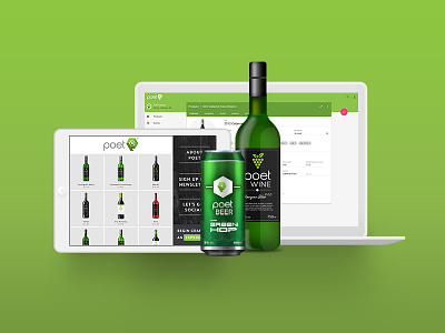 POET Platform UI app graphic poet pos product design retail startup ui ux web wine