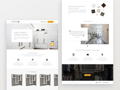 Riverside Millwork Landing Page