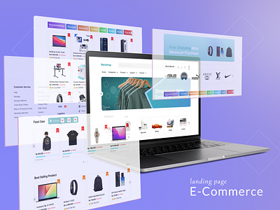 Narashop | E-Commerce Landing Pages e commerce landing page product ui uiuxdesign web design