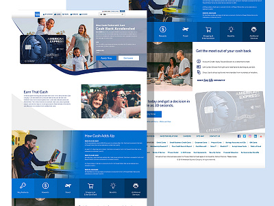 American Express Landing Page