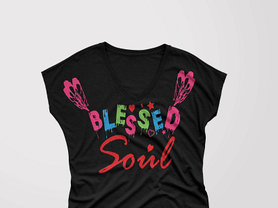 Unique and Original Blessed Soul T-shirt Concept! custom design custom t shirt design graphic design graphic tees illustration logo t shirt design