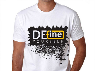 Define yourself, inspirational Graphic T-shirt custom t shirt design graphic design graphic tees illustration t shirt design