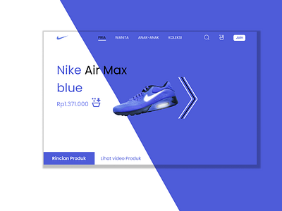 Nike web design.