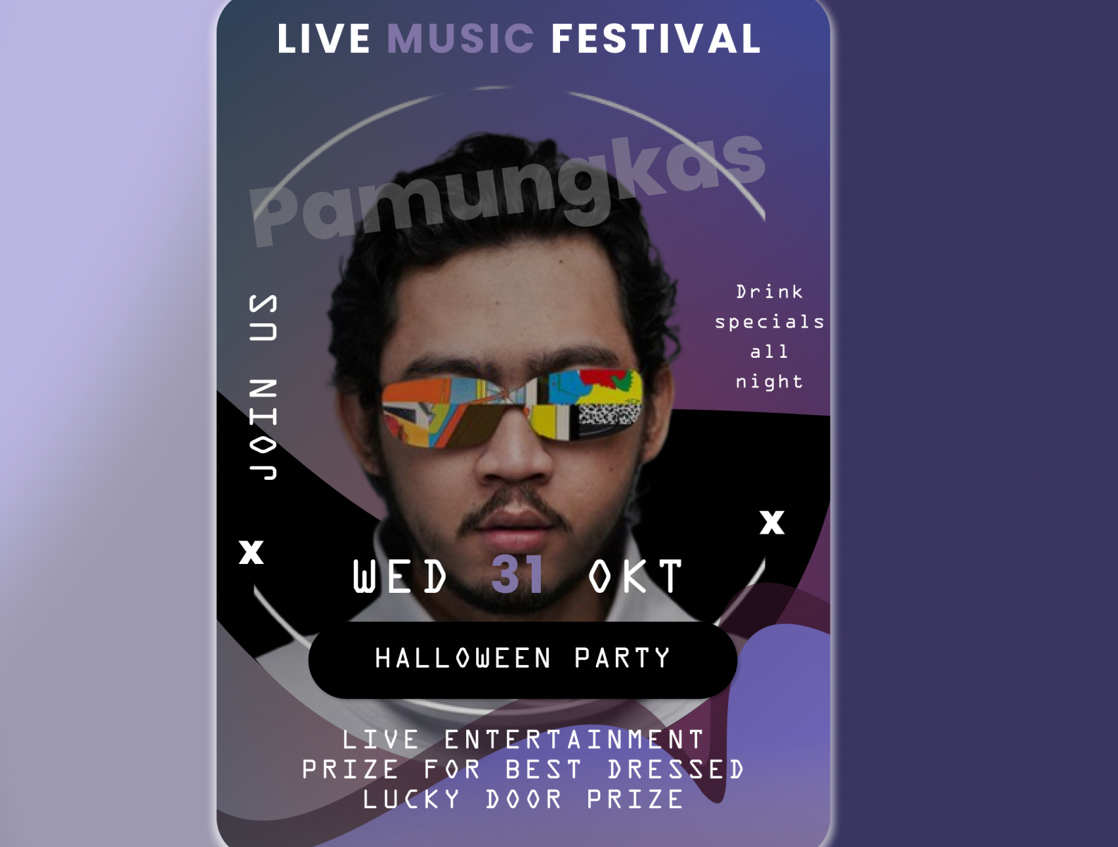 Poster konser pamungkas by Julioiqbal on Dribbble