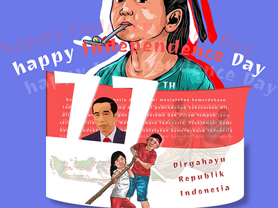 Happy independence Days for indonesia