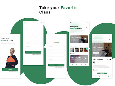 Online Course app design