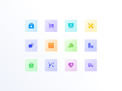 Simcog - icons art direction icon icons icons design simcog webdesign