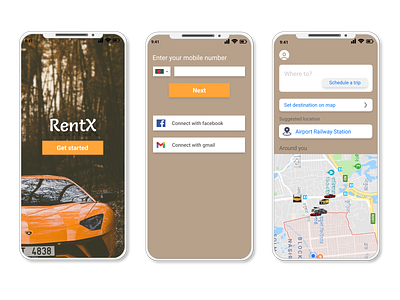 Car rental app design adobe illustrator app app design car rental app design design figma rent car app design ui uiux design ux