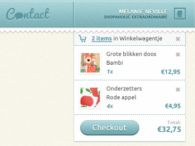 Shoppingcart bag basket belgium checkout detail ecommerce flyout header price products profile shop shopping shoppingcart webshop