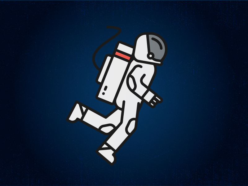 Astronaut by Frank Hamilton on Dribbble