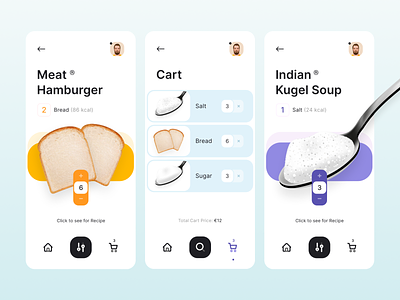 Foody.Co app app design design experience figma food food app ios minimal ui user interface ux