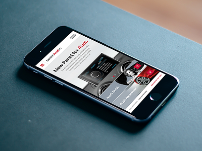 Audi Mobile art audi automotive car design interface mobile mobile design ui