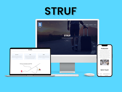 STRUF Website (SuitCase Website) css graphic design html ui ux web design web development