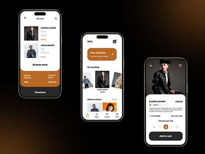 Fashion Shop App Design 👖🧥👔