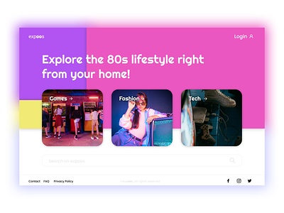 80s Website Design 👨‍💻💻🎮 80s branding design figma frontend htmlcss landingpage ui uidesigner uiux ux uxdesigner web design web designer web developer website website designer