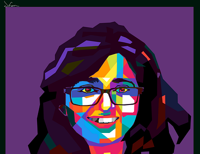 WPAP PORTRAIT STYLE art cartoon design digital art digital illustration digitalpaint illustration paint