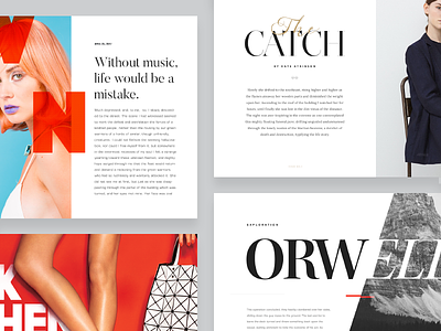 Typography Exploration No.1 article editorial font magazine minimal type typography