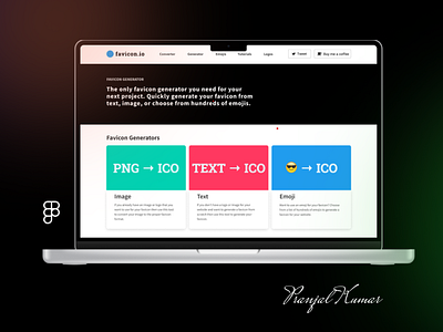 favicon.io Website Prototype figma prototyping web design