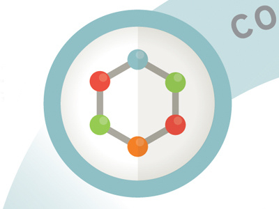 Molecule illustration molecule