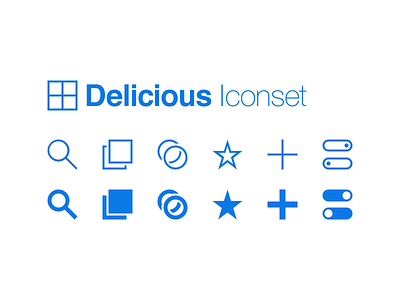Delicious Iconset (Scaled)