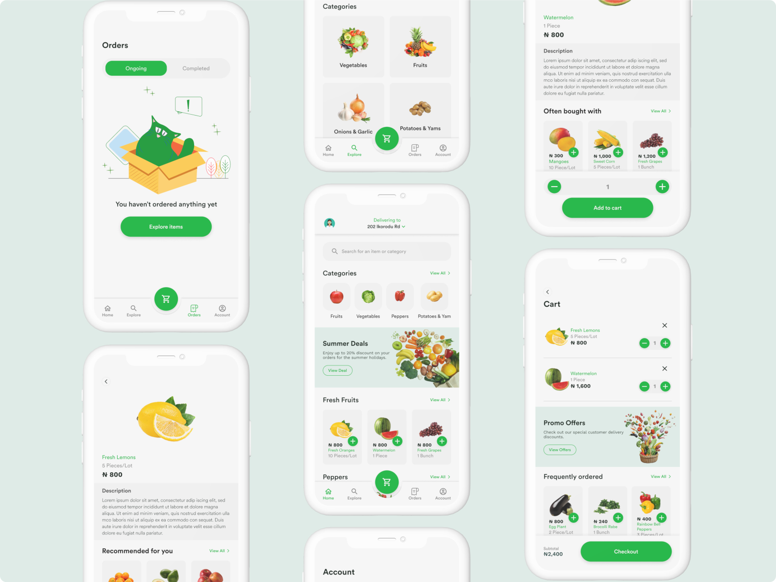 Agromart E-commerce App by Gbeke Odutuga on Dribbble