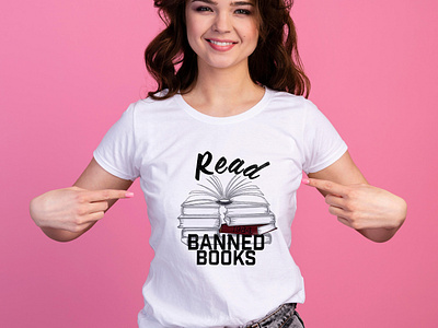 Read Banned Books T-shirt Design