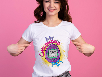 Tamagotchi Pet T-Shirt Design