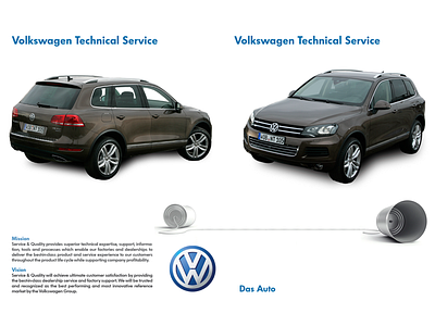 VW Flyer graphic design print