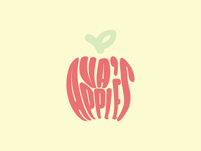 Ava's Apples Logo Design