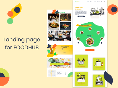 Landing page for a restaurant design figma food landing page restaurant ui