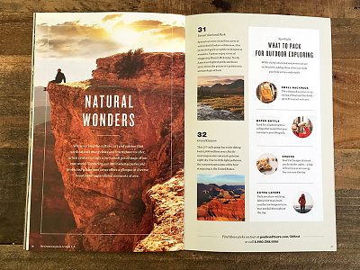 Best of the World Mini Brochure magazine print print design travel