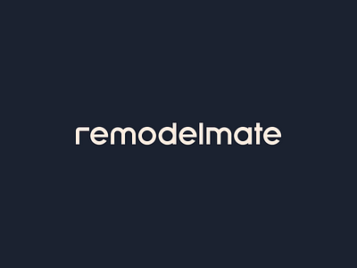 remodelmate approachable branding corporate branding friendly home house logo logodesign logotype open process remodeling remodelmate renovations