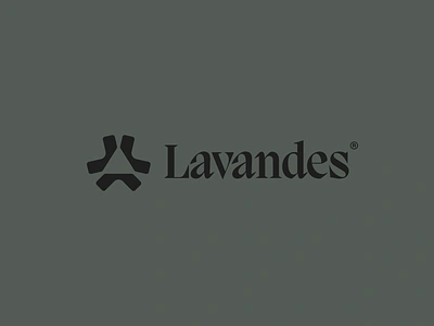 Lavandes® agriculture brand identity branding earth green harvest land logo planting typography