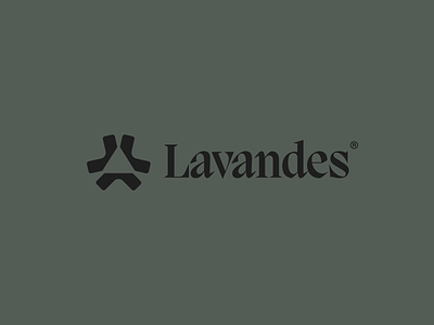 Lavandes® agriculture brand identity branding earth green harvest land logo planting typography