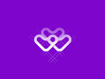 3 hearts health heart love merge purple