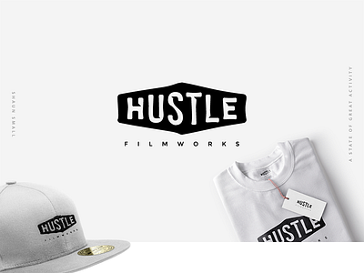 Hustle Filmworks Logo film hustle logo movie typography