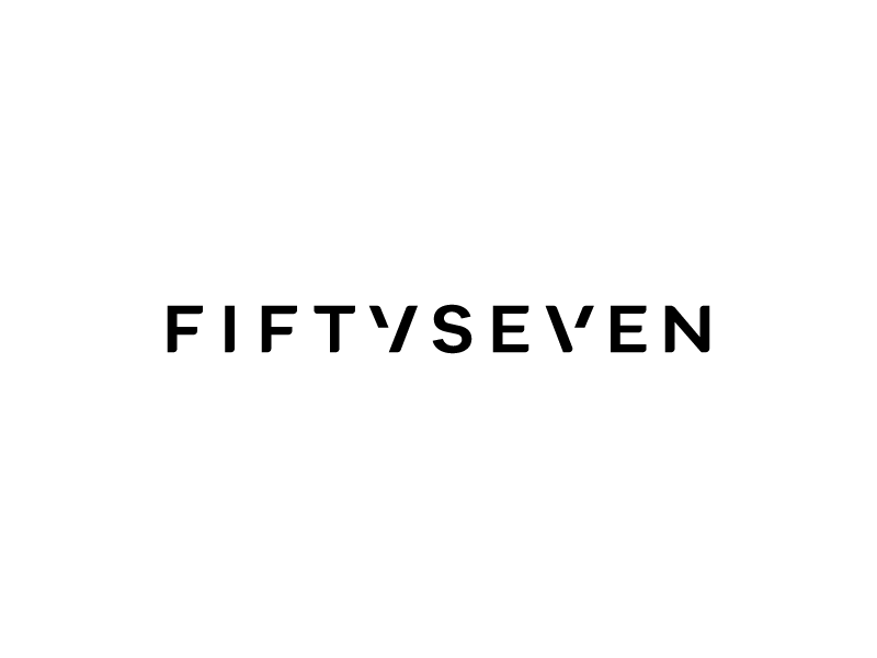 Fiftyseven — Typography WiP branding custom fiftyseven lettering logo typography