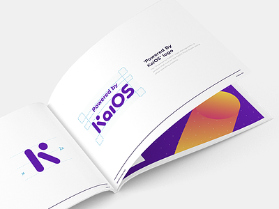 KaiOS Brand Guidelines book branding digital guidelines kaios print purple technology vibrant