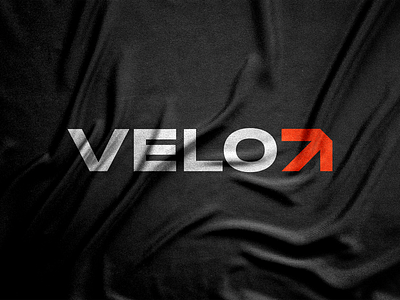 VeloAthletics arrow black brand identity branding corporate identity fit gym logo design logo designer orange passion poster print storytelling strong velocity workout