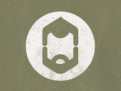 Personal Logomark letterpress logo retro vintage