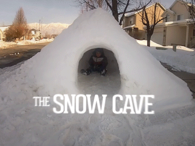 The Snow Cave [GIF] gif handmade