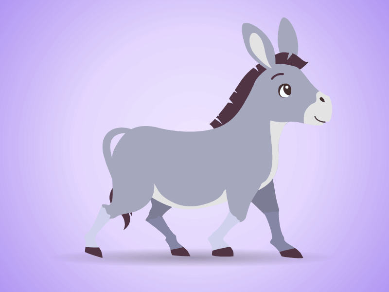 Donkey walk cycle by Nhat (Scott) Truong on Dribbble