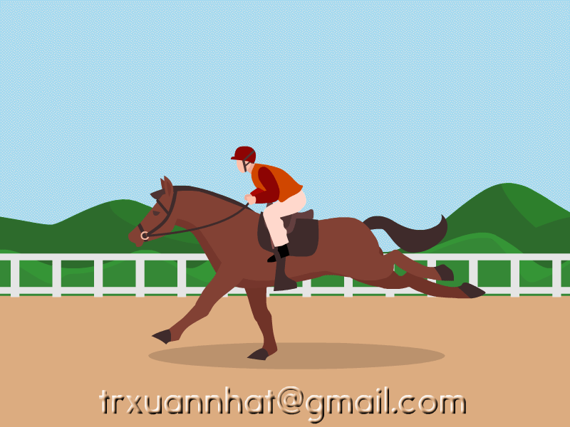 racing horse animate cc animation character flash horse horse racing loop animation motion running cycle