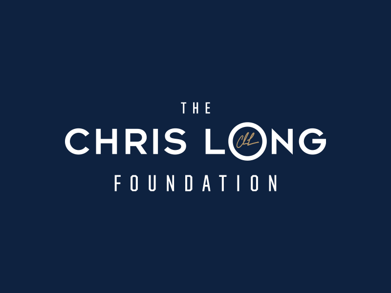 The Chris Long Foundation Logo charity football geometric icon logo type typography versatile water