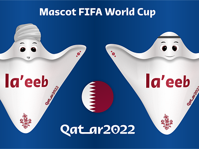 La'eeb mascot FIFA World Cup Qatar 2022 branding graphic design
