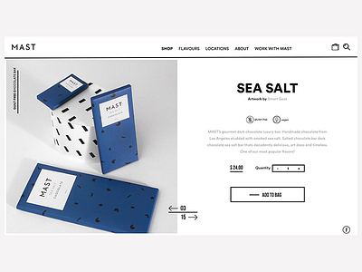 MAST BROTHERS website - Product detail 2