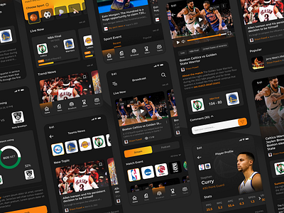 NSport - Sport News app design figma mobile news sport ui ui ux