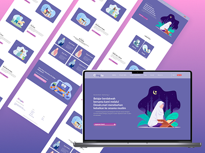 Cringdy - Web Learning design graphic design ui ux websitee